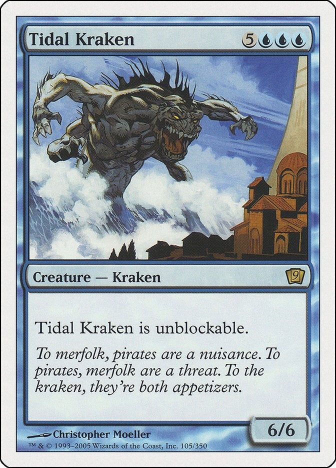 Image for Tidal Kraken (105) [9th Edition] - Magic: The Gathering