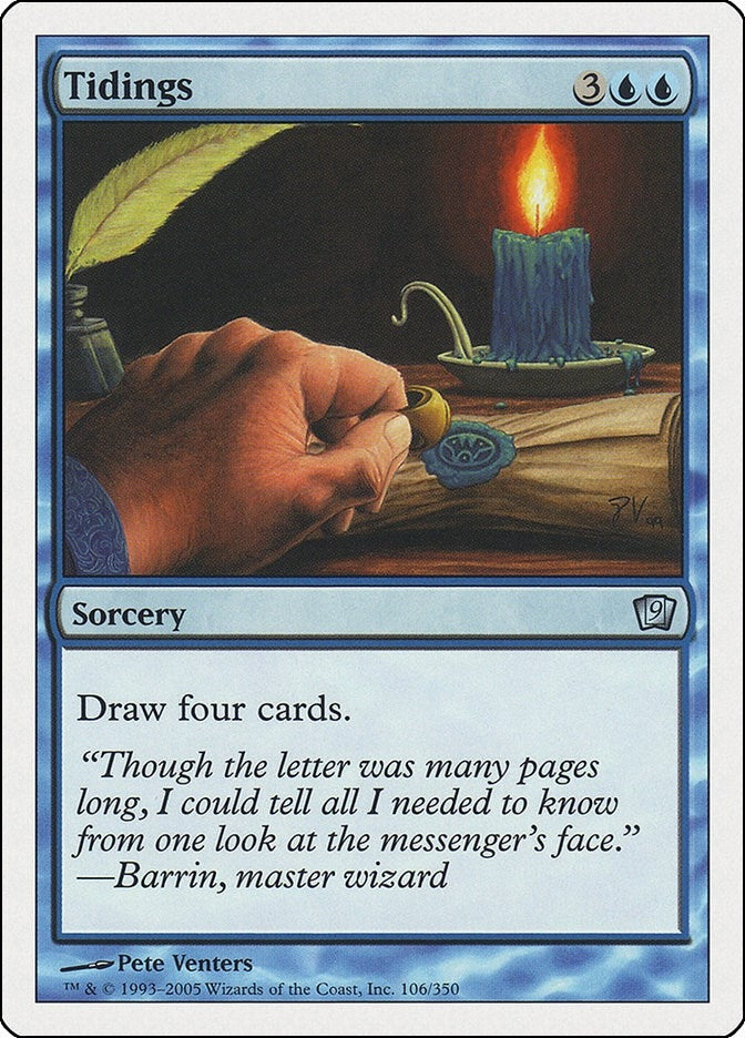 Image for Tidings (106) [9th Edition] - Magic: The Gathering