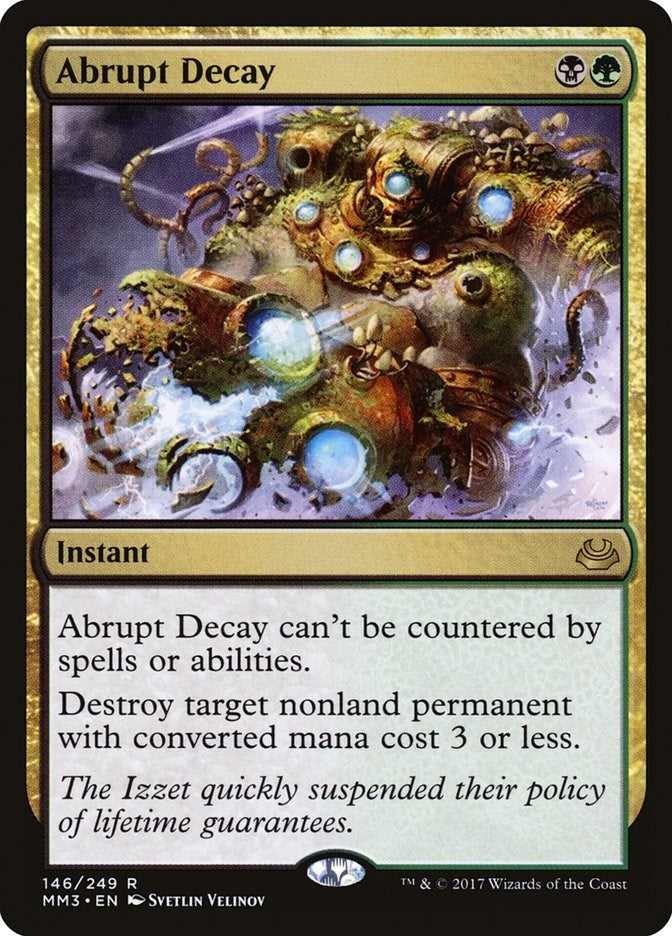 Image for Abrupt Decay (146) [Modern Masters 2017] - Magic: The Gathering
