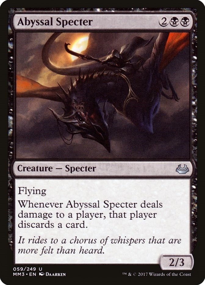 Image for Abyssal Specter (59) [Modern Masters 2017] - Magic: The Gathering
