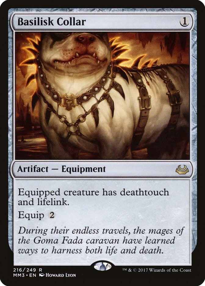 Image for Basilisk Collar (216) [Modern Masters 2017] - Magic: The Gathering