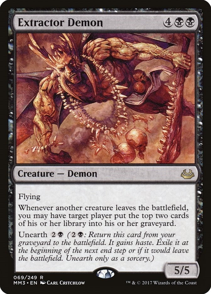 Image for Extractor Demon (69) [Modern Masters 2017] - Magic: The Gathering