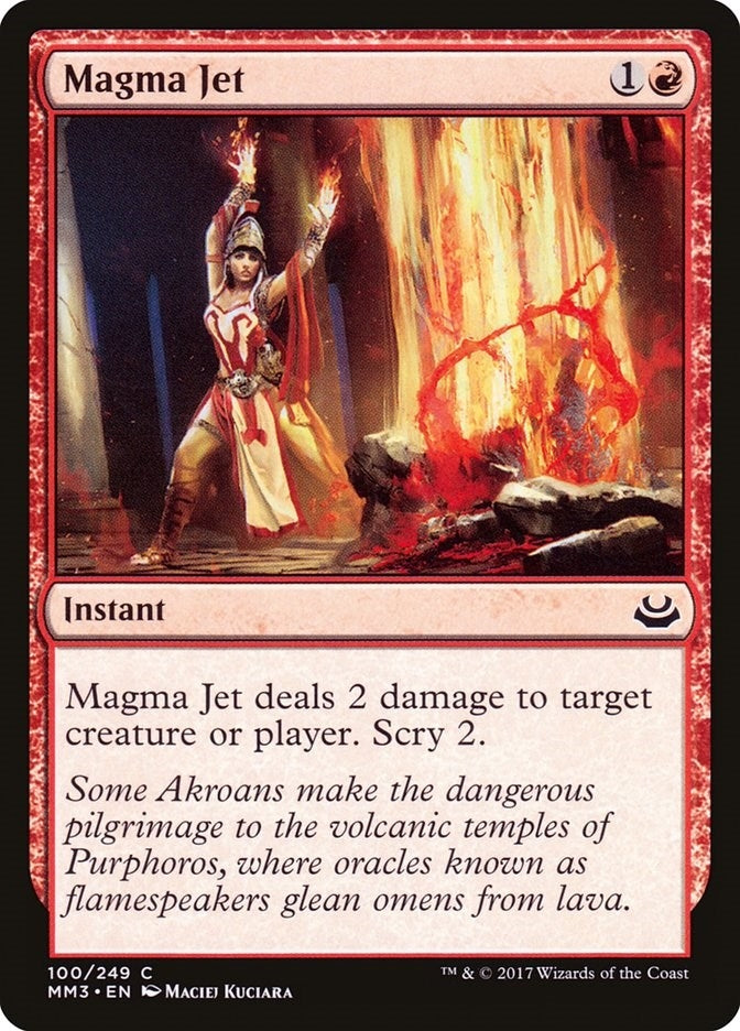 Image for Magma Jet (100) [Modern Masters 2017] - Magic: The Gathering