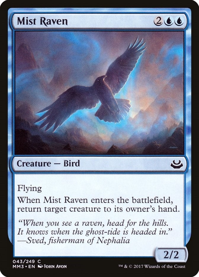 Image for Mist Raven (43) [Modern Masters 2017] - Magic: The Gathering