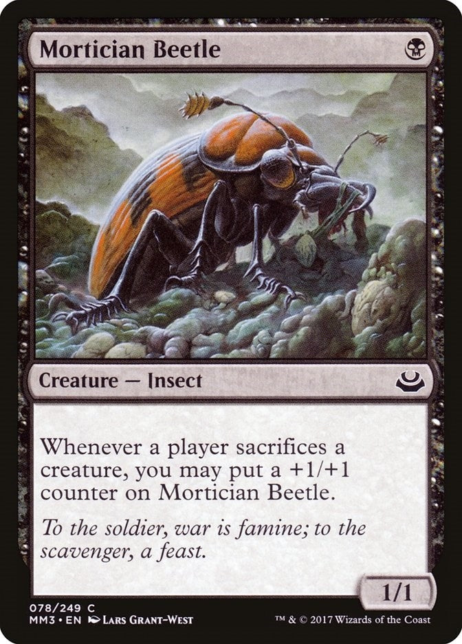 Image for Mortician Beetle (78) [Modern Masters 2017] - Magic: The Gathering