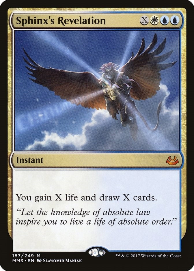 Image for Sphinx's Revelation (187) [Modern Masters 2017] - Magic: The Gathering