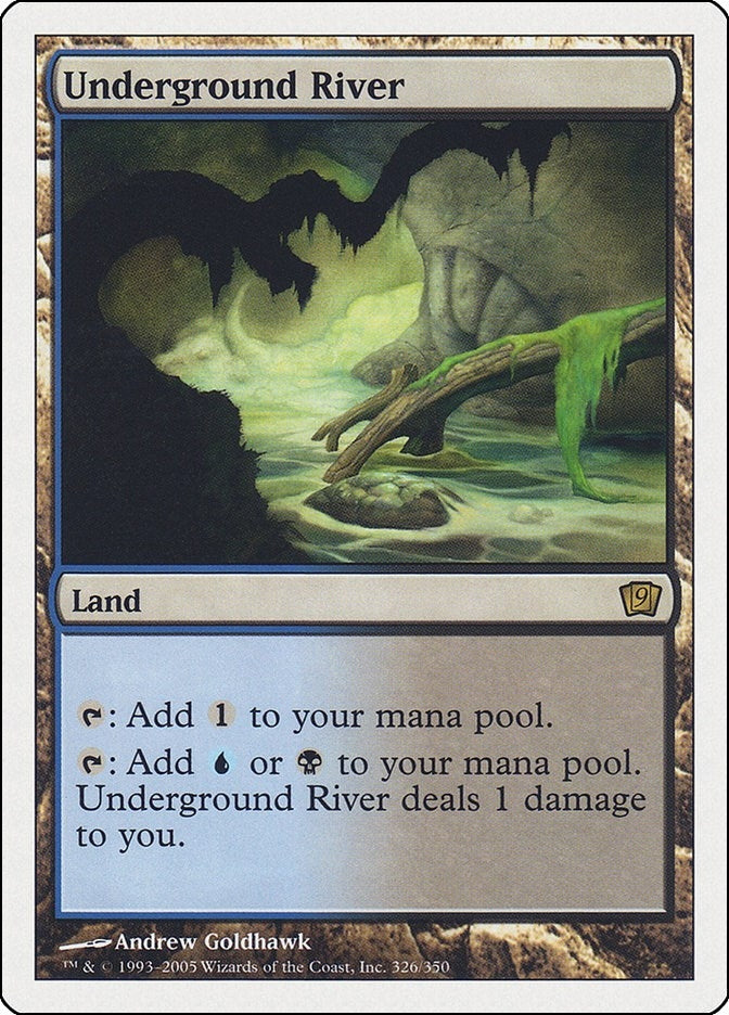Image for Underground River (326) [9th Edition] - Magic: The Gathering