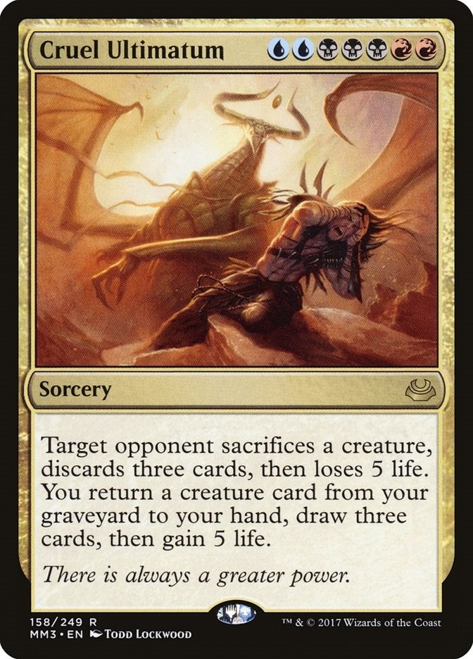 Image for Cruel Ultimatum (158) [Modern Masters 2017] - Magic: The Gathering