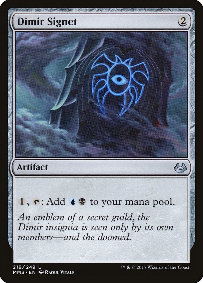 Image for Dimir Signet (219) [Modern Masters 2017] - Magic: The Gathering