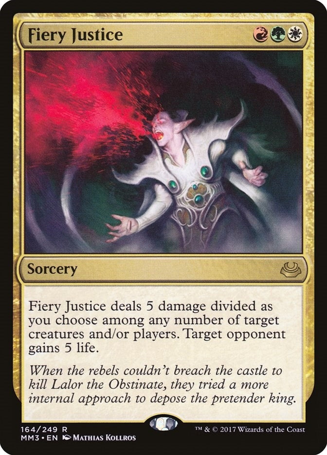 Image for Fiery Justice (164) [Modern Masters 2017] - Magic: The Gathering