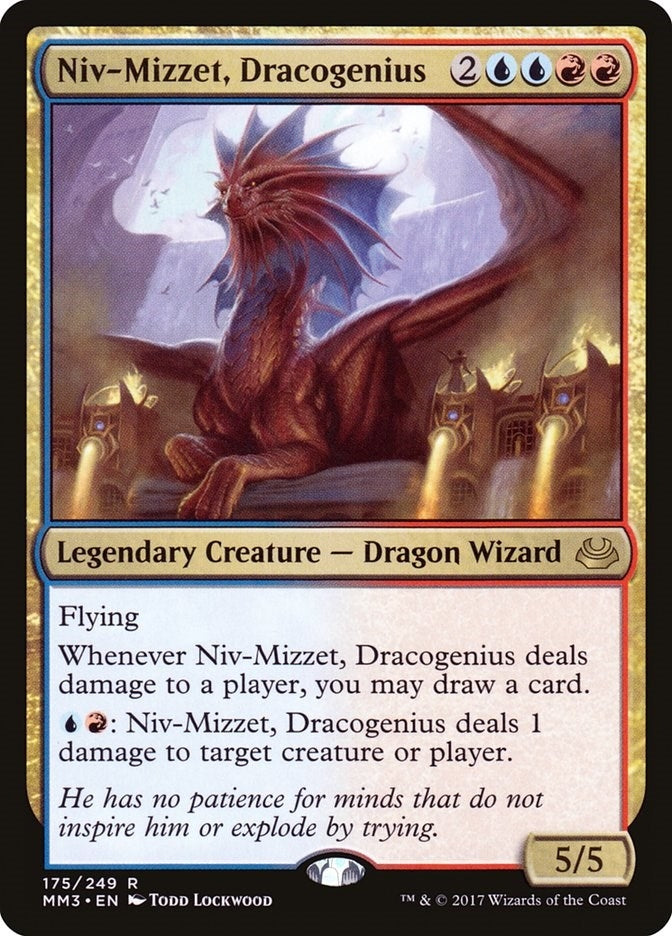 Image for Niv-Mizzet, Dracogenius (175) [Modern Masters 2017] - Magic: The Gathering