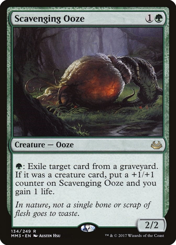 Image for Scavenging Ooze (134) [Modern Masters 2017] - Magic: The Gathering