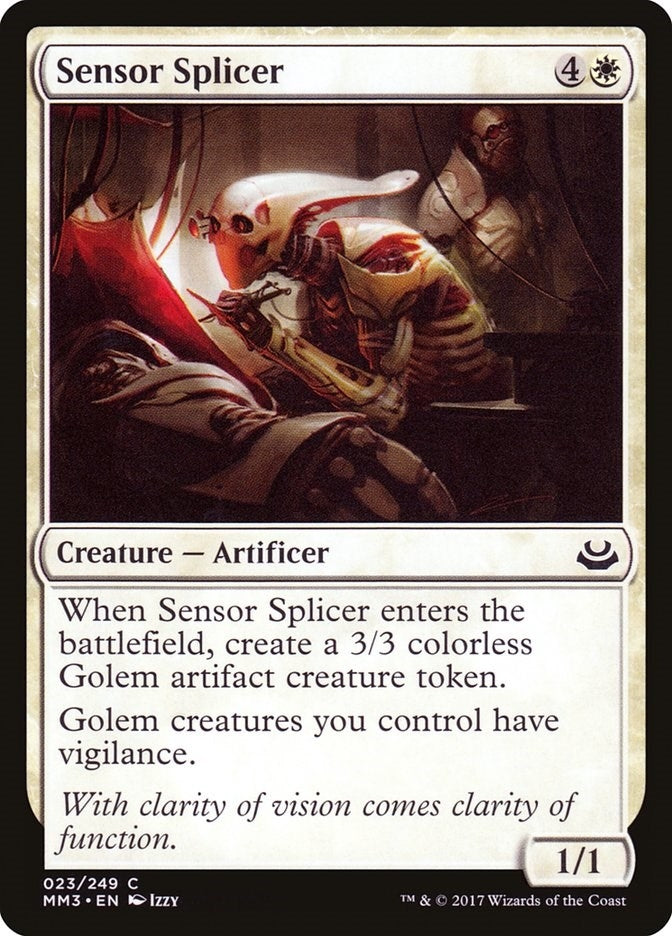 Image for Sensor Splicer (23) [Modern Masters 2017] - Magic: The Gathering