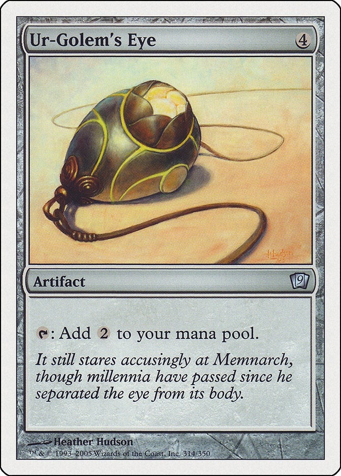 Image for Ur-Golem's Eye (314) [9th Edition] - Magic: The Gathering