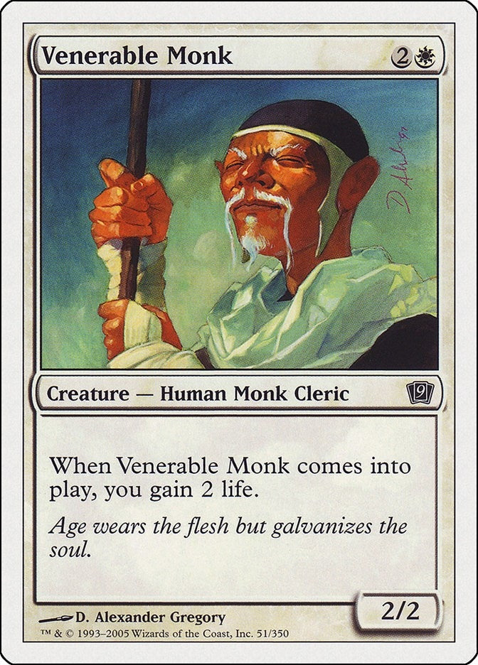Image for Venerable Monk (51) [9th Edition] - Magic: The Gathering