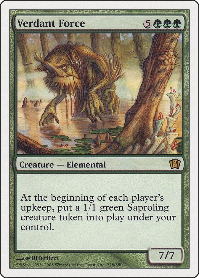 Image for Verdant Force (278) [9th Edition] - Magic: The Gathering