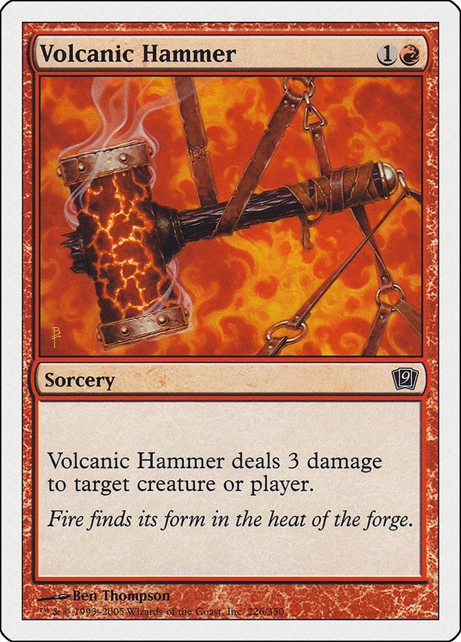 Image for Volcanic Hammer (226) [9th Edition] - Magic: The Gathering