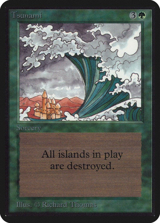 Image for Tsunami [Alpha Edition] - Magic: The Gathering