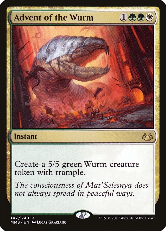 Image for Advent of the Wurm (147) [Modern Masters 2017] - Magic: The Gathering