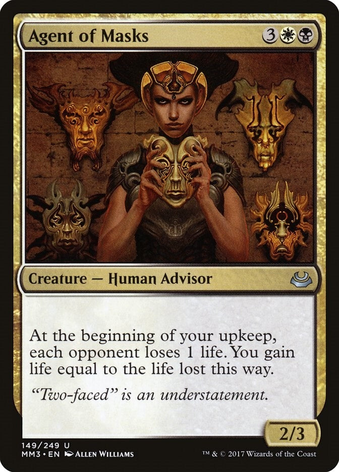 Image for Agent of Masks (149) [Modern Masters 2017] - Magic: The Gathering