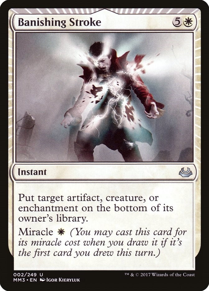 Image for Banishing Stroke (2) [Modern Masters 2017] - Magic: The Gathering