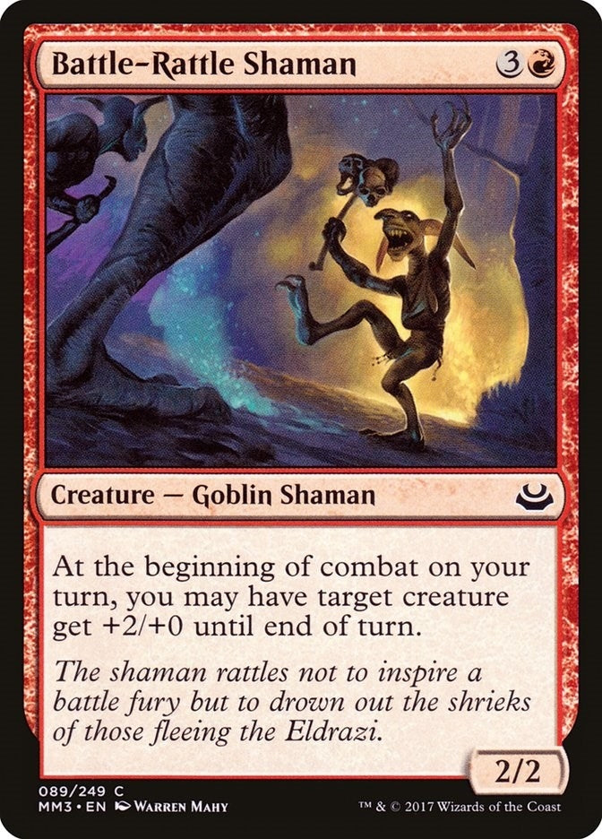 Image for Battle-Rattle Shaman (89) [Modern Masters 2017] - Magic: The Gathering