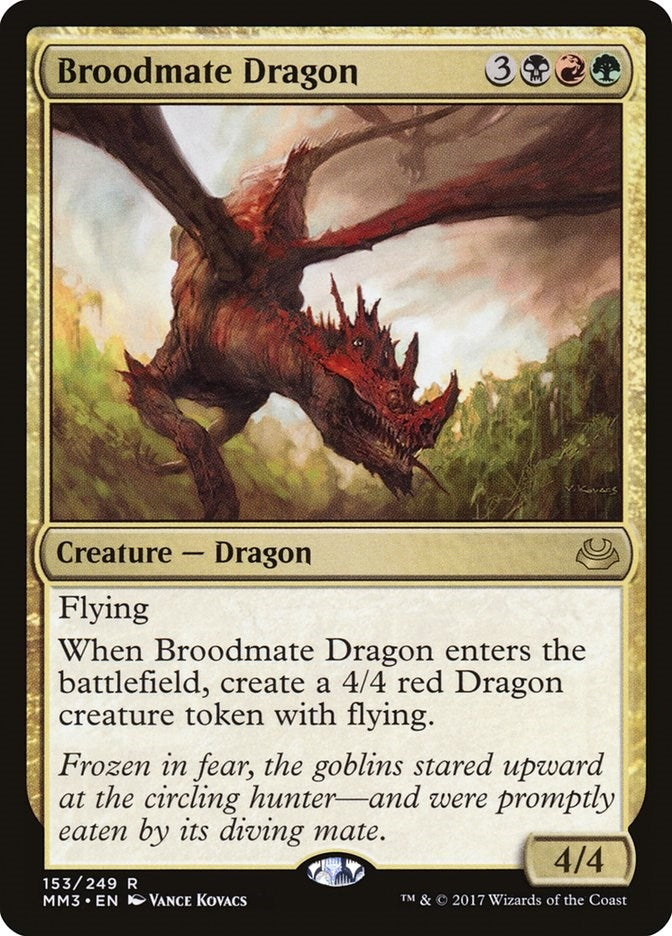 Image for Broodmate Dragon (153) [Modern Masters 2017] - Magic: The Gathering