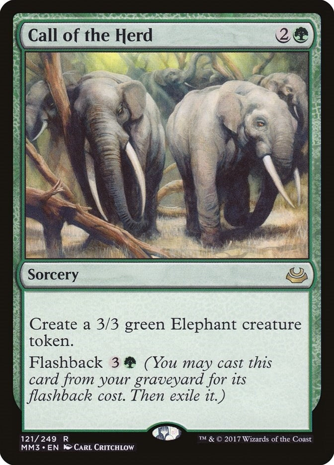 Image for Call of the Herd (121) [Modern Masters 2017] - Magic: The Gathering