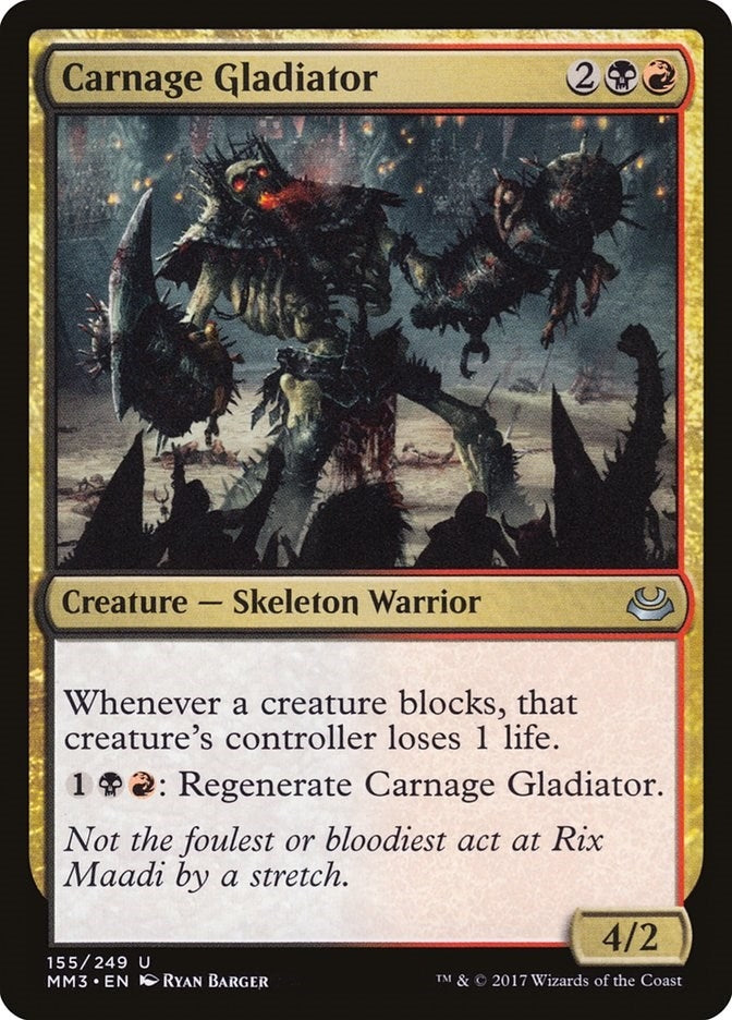 Image for Carnage Gladiator (155) [Modern Masters 2017] - Magic: The Gathering