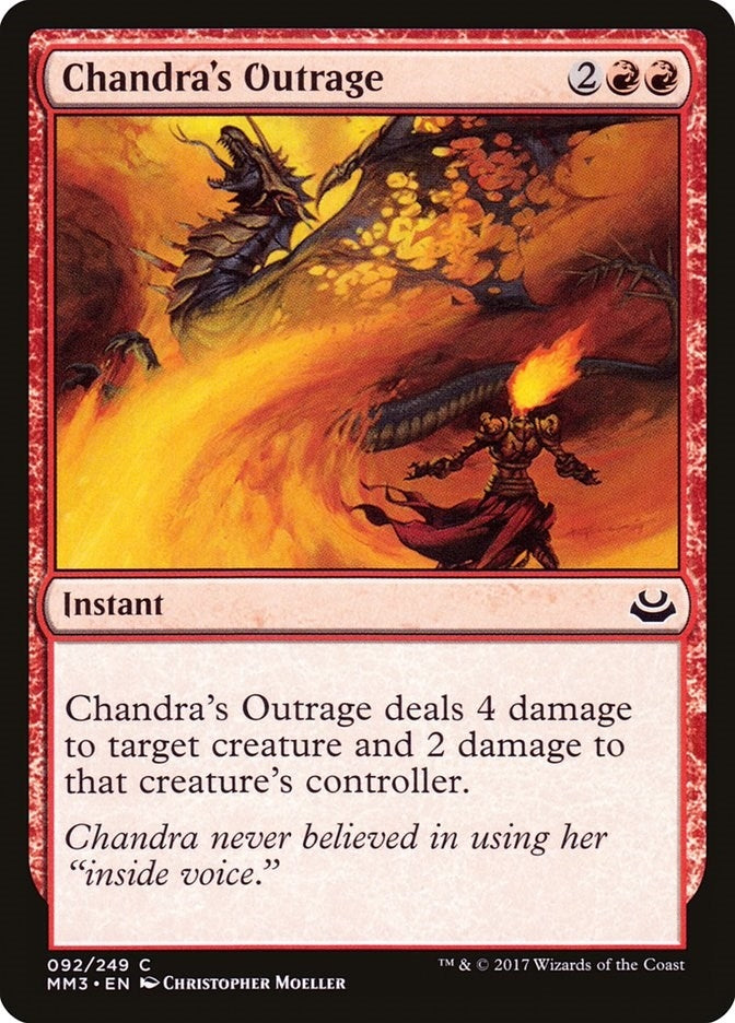 Image for Chandra's Outrage (92) [Modern Masters 2017] - Magic: The Gathering