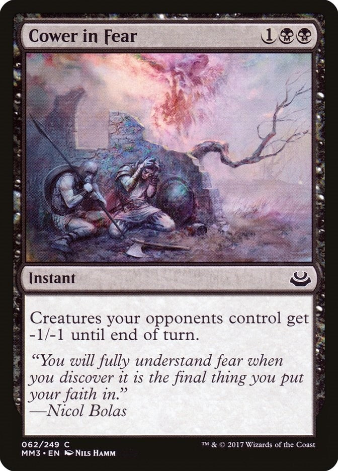 Image for Cower in Fear (62) [Modern Masters 2017] - Magic: The Gathering