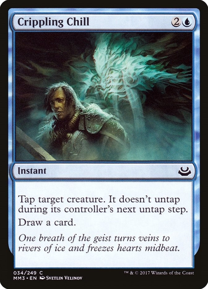 Image for Crippling Chill (34) [Modern Masters 2017] - Magic: The Gathering