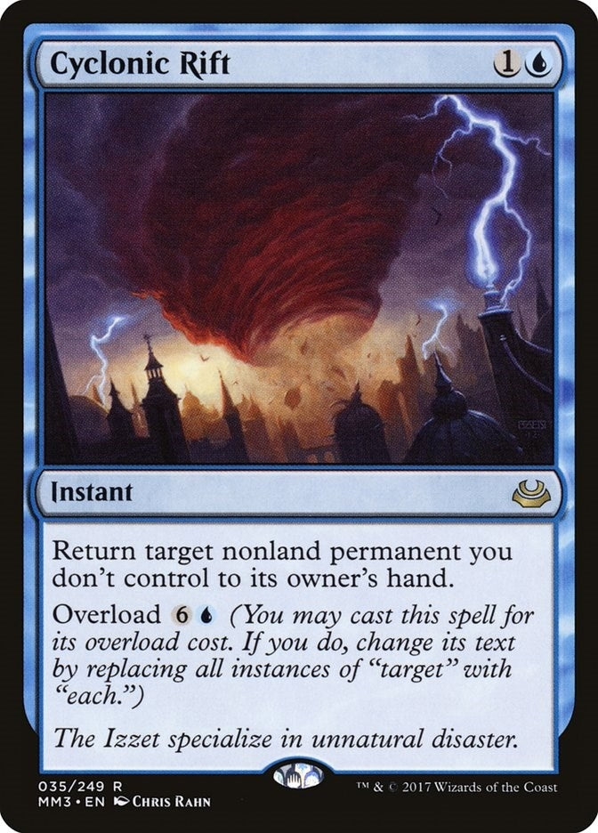 Image for Cyclonic Rift (35) [Modern Masters 2017] - Magic: The Gathering
