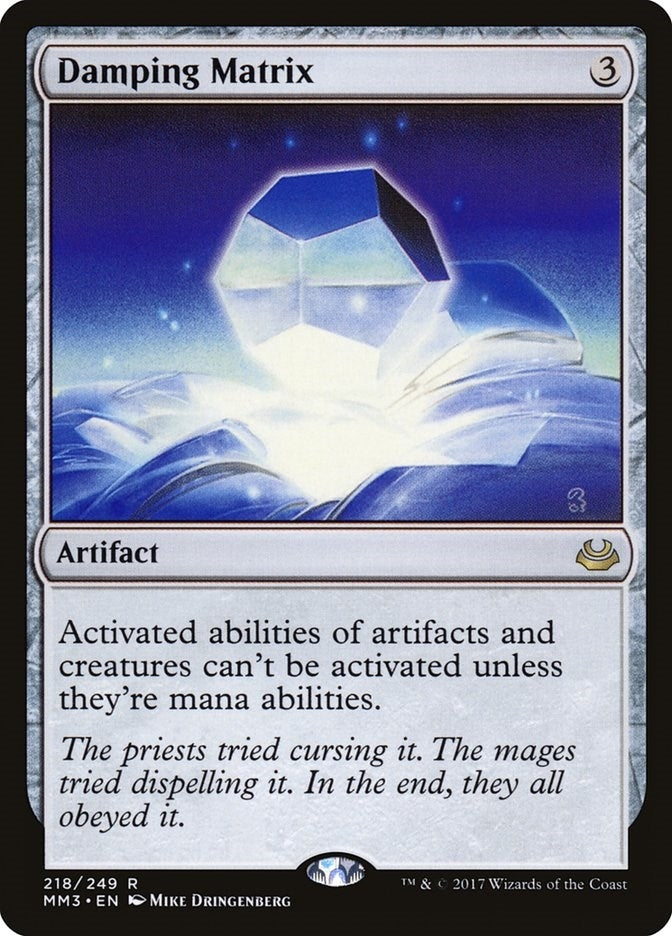 Image for Damping Matrix (218) [Modern Masters 2017] - Magic: The Gathering