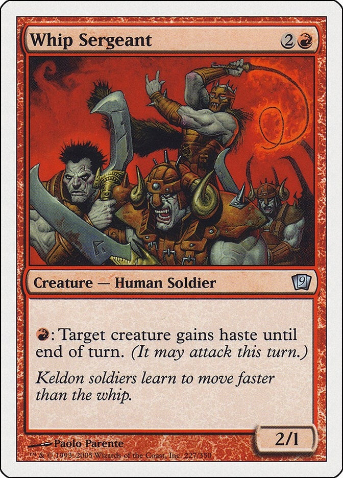 Image for Whip Sergeant (227) [9th Edition] - Magic: The Gathering