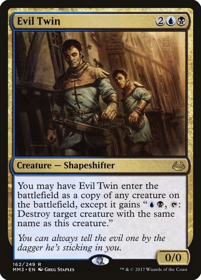 Image for Evil Twin (162) [Modern Masters 2017] - Magic: The Gathering