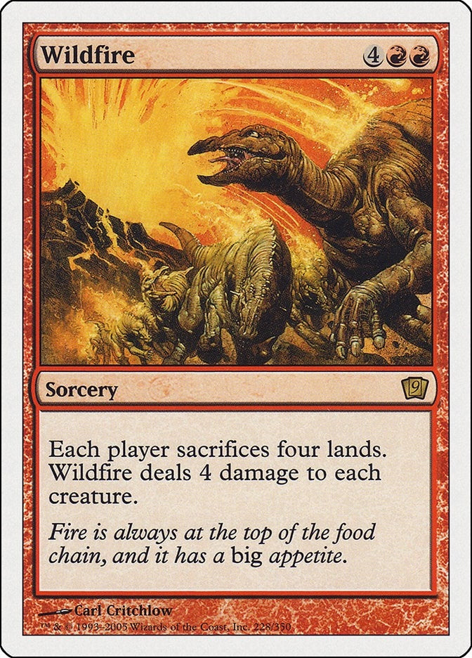 Image for Wildfire (228) [9th Edition] - Magic: The Gathering