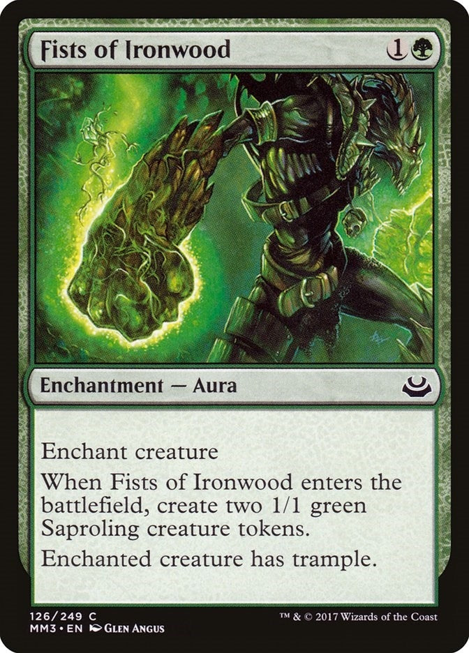 Image for Fists of Ironwood (126) [Modern Masters 2017] - Magic: The Gathering
