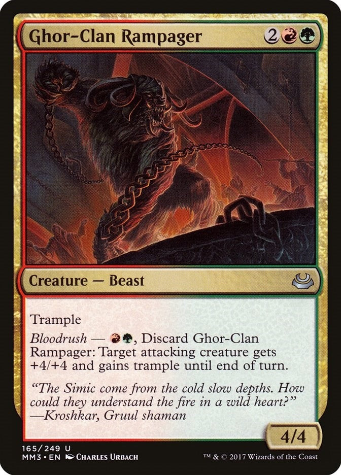 Image for Ghor-Clan Rampager (165) [Modern Masters 2017] - Magic: The Gathering