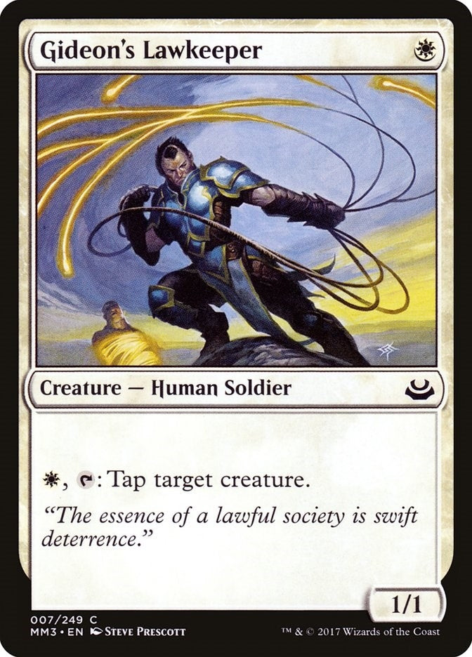 Image for Gideon's Lawkeeper (7) [Modern Masters 2017] - Magic: The Gathering