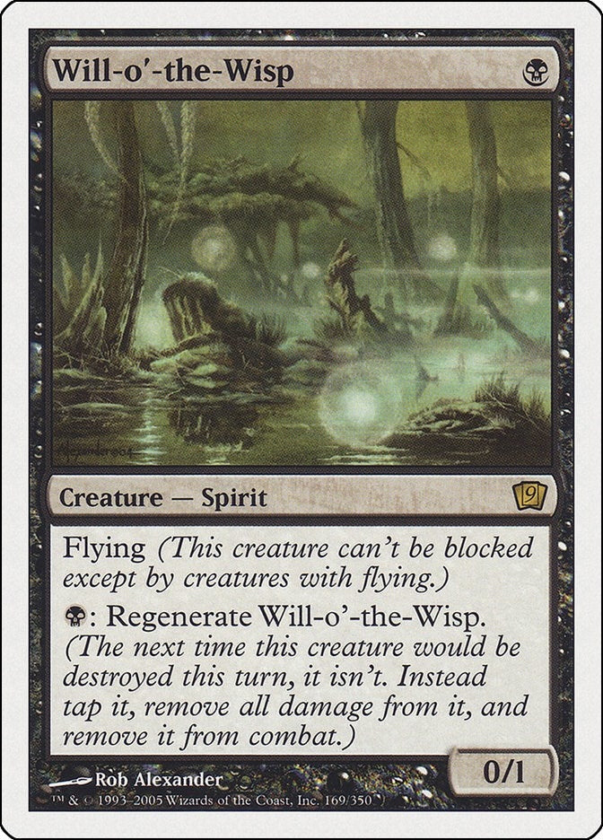 Image for Will-o'-the-Wisp (169) [9th Edition] - Magic: The Gathering
