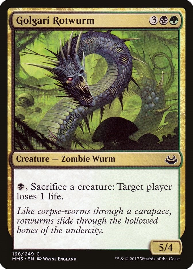 Image for Golgari Rotwurm (168) [Modern Masters 2017] - Magic: The Gathering