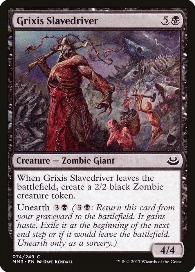 Image for Grixis Slavedriver (74) [Modern Masters 2017] - Magic: The Gathering