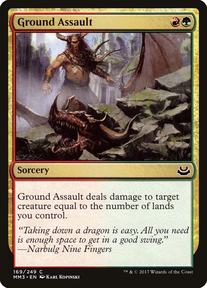 Image for Ground Assault (169) [Modern Masters 2017] - Magic: The Gathering