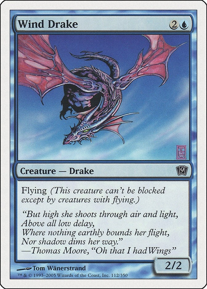 Image for Wind Drake (112) [9th Edition] - Magic: The Gathering