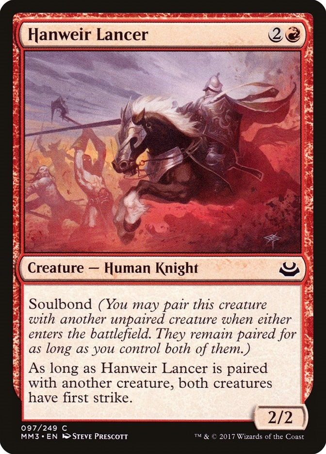 Image for Hanweir Lancer (97) [Modern Masters 2017] - Magic: The Gathering