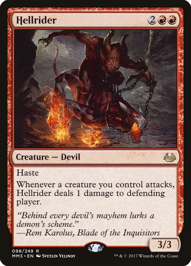 Image for Hellrider (98) [Modern Masters 2017] - Magic: The Gathering