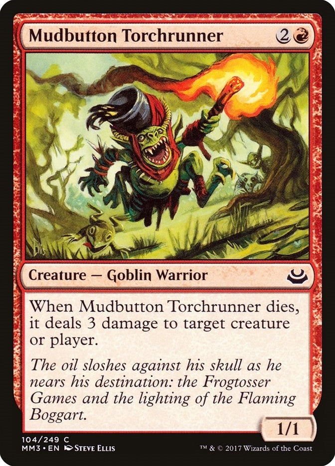 Image for Mudbutton Torchrunner (104) [Modern Masters 2017] - Magic: The Gathering