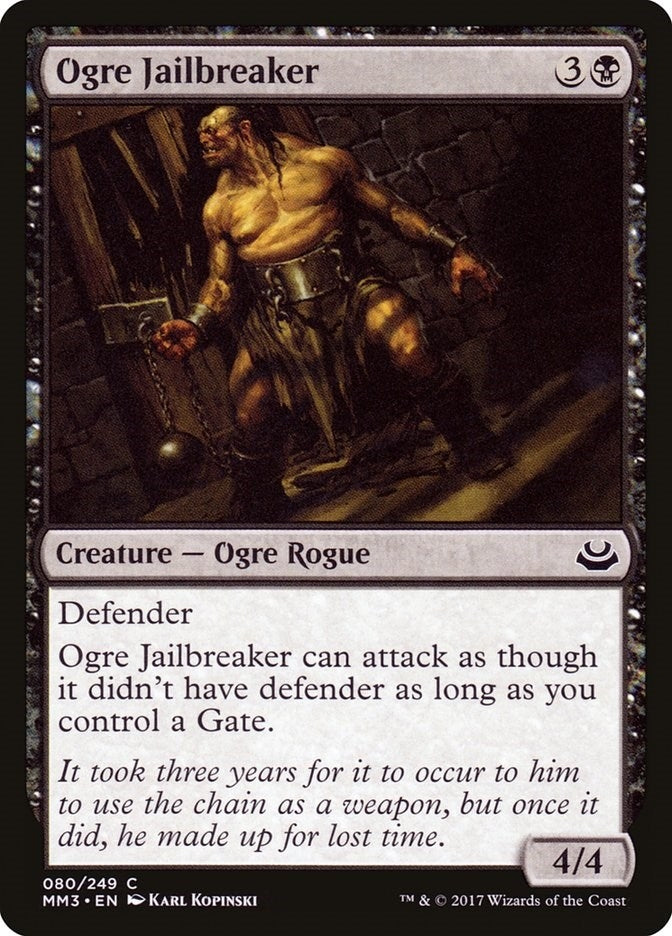 Image for Ogre Jailbreaker (80) [Modern Masters 2017] - Magic: The Gathering