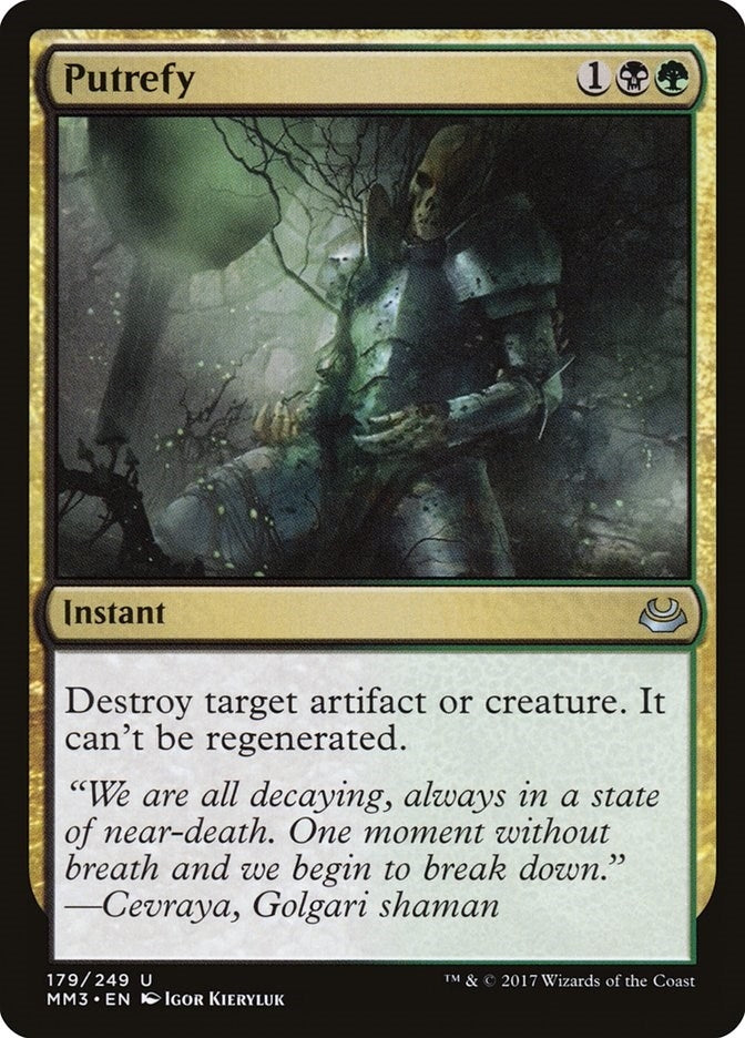 Image for Putrefy (179) [Modern Masters 2017] - Magic: The Gathering